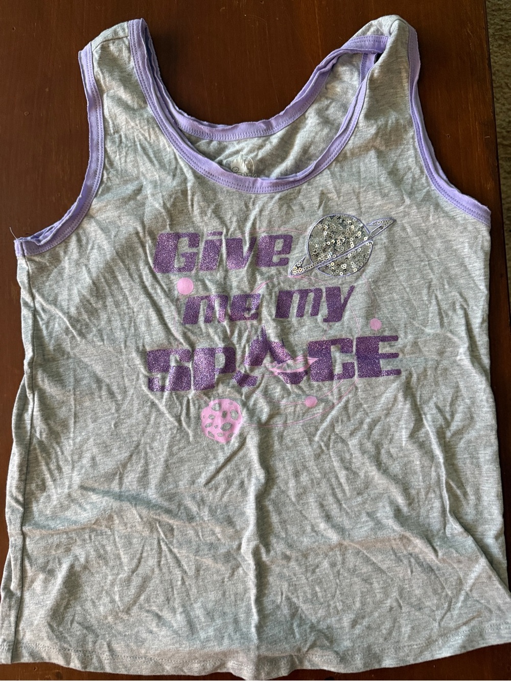 Disney Parks “Give Me My Space” Racerback Tank Top Women’s Small